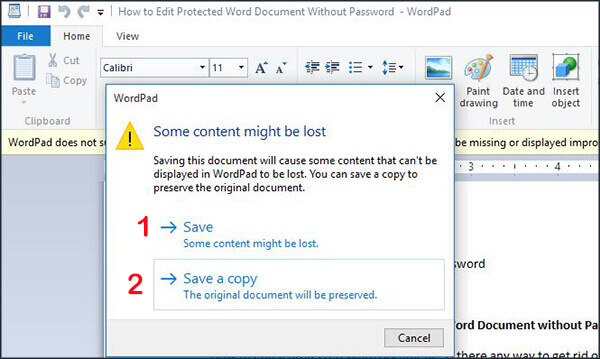 cannot save word document 2013