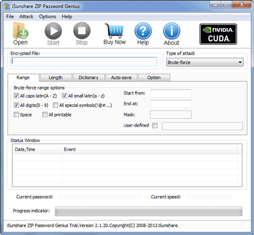 zip password recovery shareware