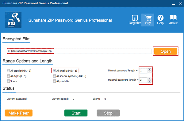 import encrypted zip file into zip password genius professional