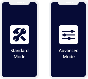 two modes for iOS repairing