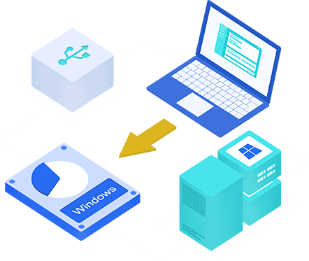 copy and backup data from hard drive in WinPE