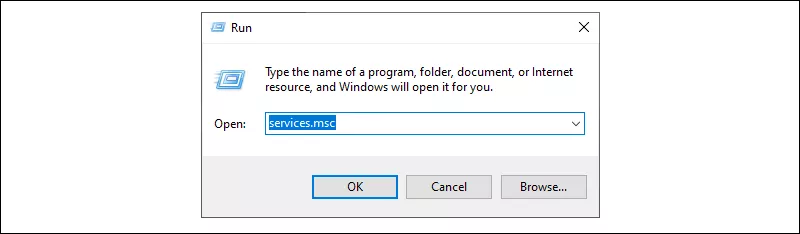 Access Services in RUn Dialog