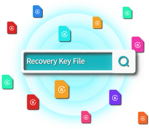 find Recovery key file
