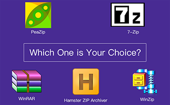 comparison of 5 file compression software