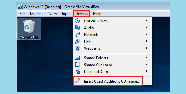 VirtualBox Guest Addition download