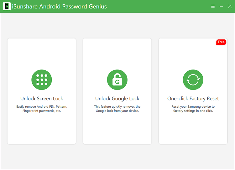 Windows 10 iSunshare Android Password Genius full