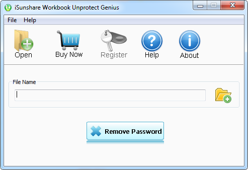 iSunshare Workbook Unprotect Genius screenshot