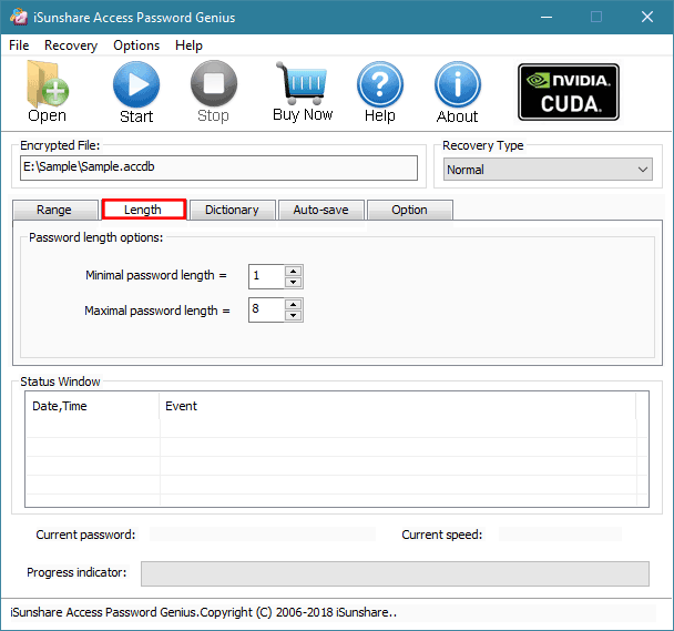 brute-force attack setting