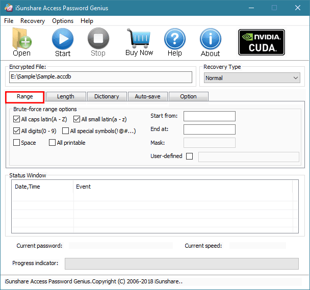 brute-force attack setting