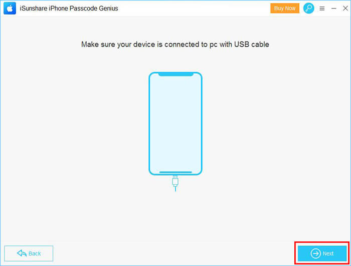 iPhone をコンピューターに接続し