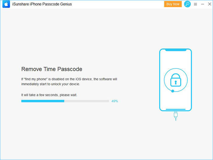 remove time passcode process