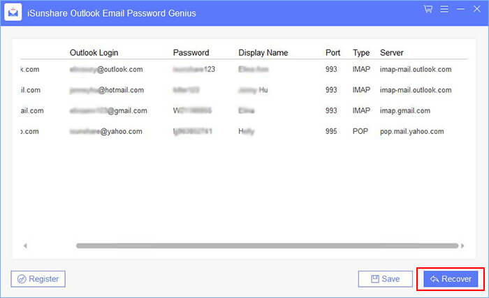 Windows 7 iSunshare Outlook Email Password Genius 3.1.1 full