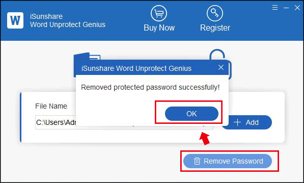  remove password to unprotect Word