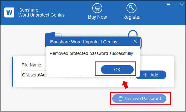 iSunshare Word Unprotect Genius Windows 11 download