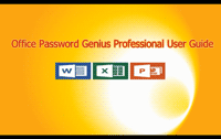 how to use Office Password Genius professional